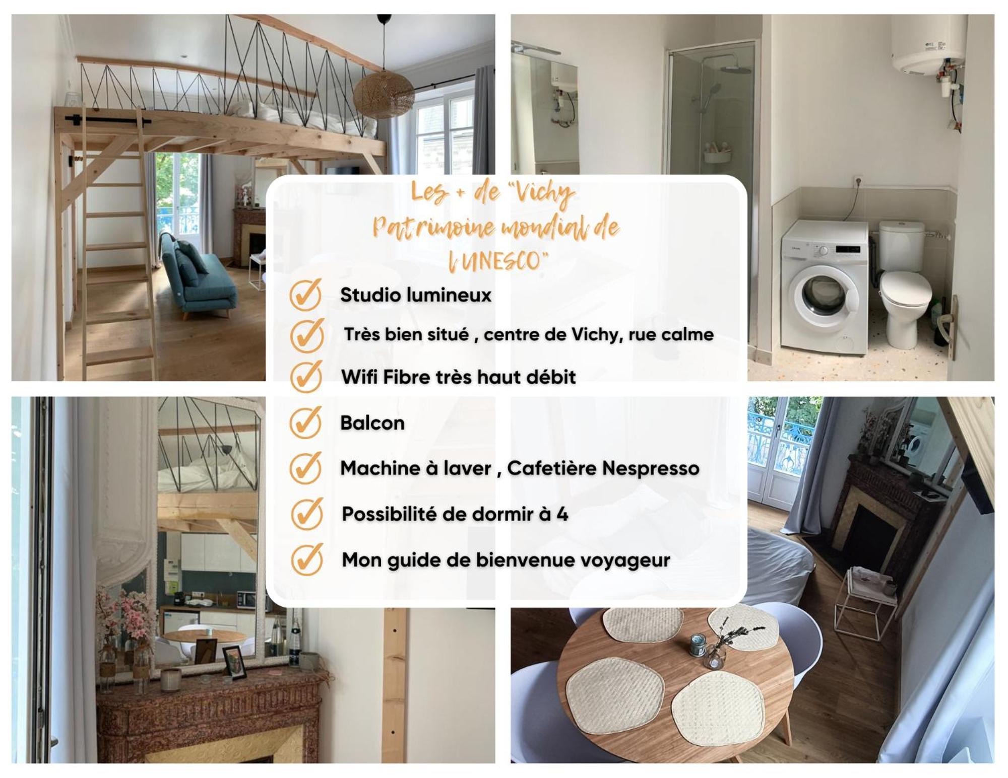 Studio Vichy Patrimoine Mondial Villa Marie Celine Exteriör bild